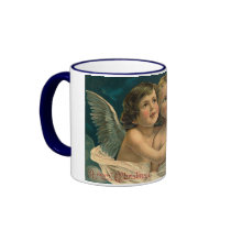 Christmas Angels - Vintage Art Mug