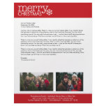 Christmas - Annual Holiday Letter - TEMPLATE letterhead