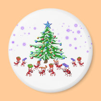Christmas Ant-ticipation magnets