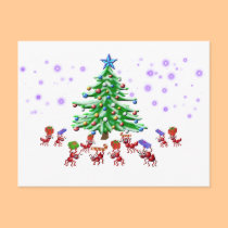 Christmas Ant-ticipation postcards