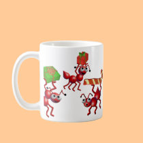 christmas ants mugs