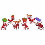 christmas ants photo cutout