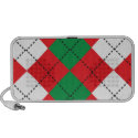 Christmas Argyle Doodle Speaker doodle