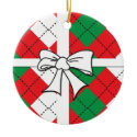 Christmas Argyle Ornament ornament