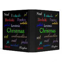 Christmas Around The World In Black binders