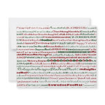 Christmas Around The World Text Design Invitation