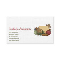 Christmas Arrangements · Gingerbread & Cinnamon Business Card