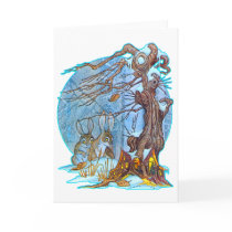 Christmas at Elf Hall Greeting Card