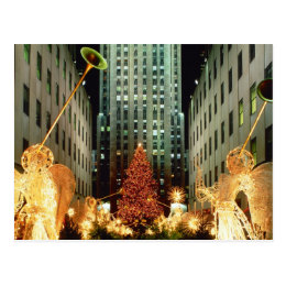 Christmas at Rockefeller Center Postcard