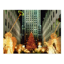Christmas at Rockefeller Center Postcards