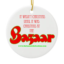 "Christmas at the Bazaar" ornament