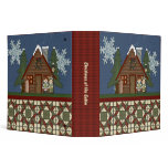 Christmas at the Cabin Lodge Scrapbook or Photo 3 Ring Binders