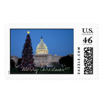 Christmas at the Capitol postage by claudiabia Christmas at the Capitol postage
