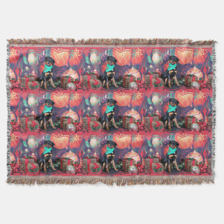 rottweiler throw blankets zazzle rottweiler throw blankets zazzle