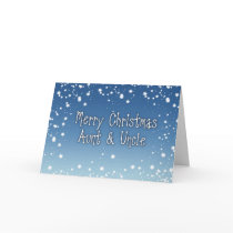 Christmas Aunt Uncle cards