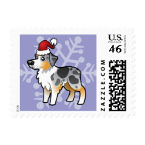 Christmas Australian Shepherd Postage