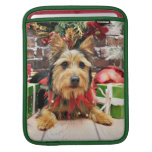 Christmas - Australian Terrier - Leo Sleeve For iPads