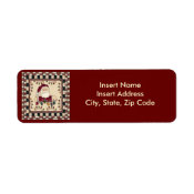 Christmas Avery Address Label label