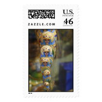 Christmas Babushka from Prague postage