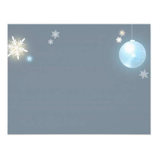 Christmas Baby Boy Baby Shower Thank You Cards
