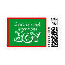 Christmas baby boy stamp stamps