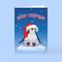 Christmas Baby Penguin cards
