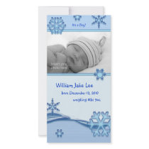 Christmas Baby Photo Card Announcement photo cards
