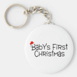 Christmas Babys First Christmas Keychains