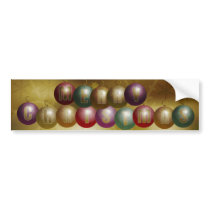 Christmas Background Bumper Sticker