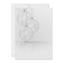 Christmas Background Personalized Invitations