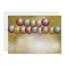 Christmas Background Custom Announcements
