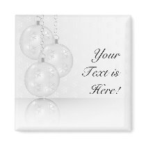 Christmas Background Fridge Magnet
