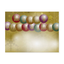 Christmas Background Post Card