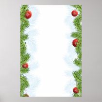 Christmas Background Print