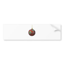 christmas ball bumper stickers