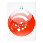 Christmas Ball Ornament Custom Invitations