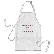 Christmas balls apron apron
