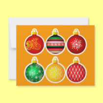 Christmas Balls invitations