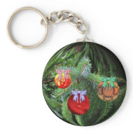 Christmas balls keychain
