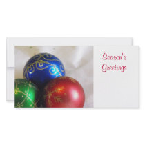 Christmas Balls photo cards