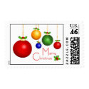Christmas Balls Postage Stamp by SquirrelHugger Christmas Balls Postage Stamp