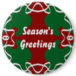 Christmas Bandanna button