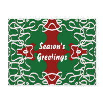 Christmas Bandanna postcard