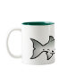 Christmas Barracuda Santa Two-Tone Mug