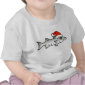 Christmas Barracuda Santa Infant T-Shirt