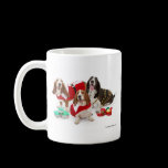 christmas bassets mugs