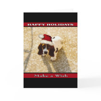 Christmas Bassett Hound Cards