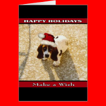 Christmas Bassett Hound cards
