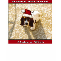 Christmas Bassett Hound Womens Tank Top t-shirts