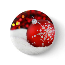 Christmas Bauble Button